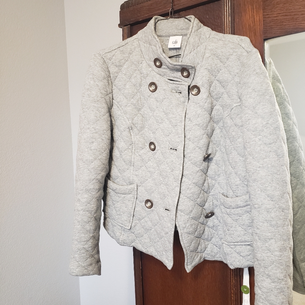 Quilted Double Breasted Jacket